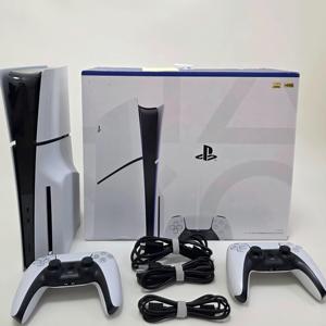 Console de <span class=keywords><strong>jeu</strong></span> PS5 Slim d'occasion 1 To édition numérique avec lecteur de disque – Vente en gros de consoles de jeux vidéo d'occasion - Product Image 1