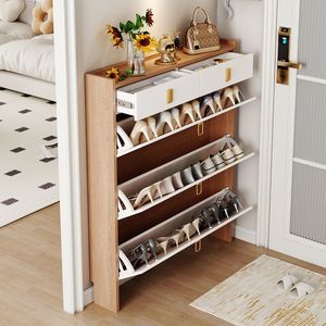 Zapatero Ultra Delgado Moderno para Entrada, Diseño que Ahorra Espacio para Uso Doméstico - Product Image 3