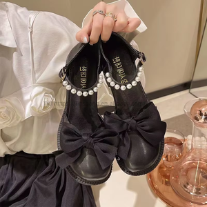 Chaussures pour femmes, nouveau style d'été, talons hauts blancs en cuir PU, chaussures de princesse pour femmes - Product Image 2