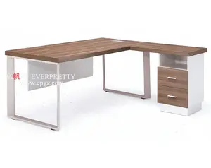 Modern Design Wooden Office Table Specific Use Hot Sales L-shape Table High Quality Office Furniture for Sale