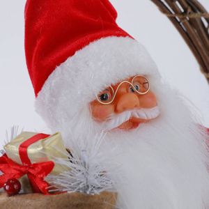 LED Reusable Eco-Friendly Santa Claus Figure Garland <b>Wreath</b> Pendant Hanging Christmas Decorations Home Party Supplies Xmas - Product Image 3