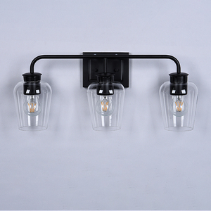 Lámpara de Pared LED Minimalista Moderna para Espejo de Baño, de Cristal Cromado, con 4 Luces, Luz Blanca Cálida - Product Image 2