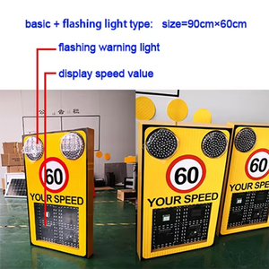 Ga ngoài trời di động nhôm năng lượng mặt trời Radar hiển thị tốc độ dẫn dấu hiệu giao thông tốc độ giới hạn bảng phát hiện kiểm soát an toàn đường cao tốc - Product Image 4