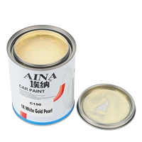 Revêtement liquide acrylique polyuréthane monocouche C150 Or Blanc Perle 1K pour retouche automobile et plastiques – Haute performance