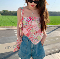 Katoenen bandana, vierkant model.  Ideaal als modeaccessoire voor het hoofd, geweldig voor dagelijks gebruik en op reis.