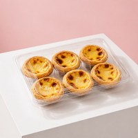 Boîte à tiramisu, gâteau au sucre, dessert, pâtisserie, emballage alimentaire en plastique PET transparent de qualité alimentaire