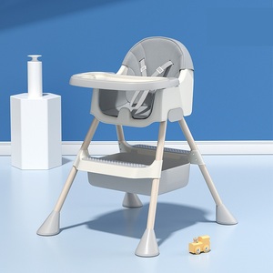Autres articles pour bébés <span class=keywords><strong>3</strong></span> <span class=keywords><strong>chaises</strong></span> Siège enfant Acrylique Pivotant Mangeable Réglable Multifonctionnel Moderne <span class=keywords><strong>2</strong></span> en <span class=keywords><strong>1</strong></span> Chaise d'alimentation en caoutchouc pour bébé - Product Image 6