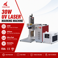 Machine de marquage laser UV industrielle CKMACHINE 30W, système de marquage à froid pour projets d'identification de précision sur plastique et verre