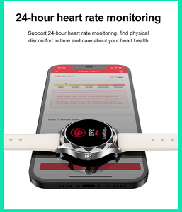 Đồng Hồ Thông Minh Cho Nữ, Đồng Hồ Đeo Tay Theo Dõi Sức Khỏe, Nhịp Tim, Màn Hình Cảm Ứng Toàn Màn Cho iPhone Android - Product Image 6