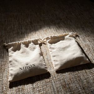 Low Moq Low Price Eco-friendly Cotton <b>Drawstring</b> Bag Customized Cotton Canvas Jewelry Storage <b>Pouch</b> - Product Image 1