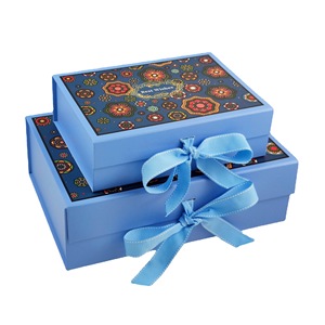 <b>Custom</b> Gift Packaging Box Luxury Cardboard Rigid Flip Folding Magnetic Box for Perfume Package with Ribbon - Product Image 6