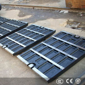 Placa de Mandíbula de Acero Fundido de Alta Calidad 400x600 para Trituradora de Mandíbulas Fijas, Repuestos para Máquinas de Minería, Suministrada Directamente por Fabricantes - Product Image 2