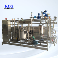 Machine complète de pasteurisateur de lait UHT de pâte de tomate petite machine de pasteurisation de lait
