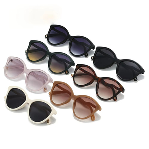 Lunettes de soleil surdimensionnées de luxe rétro rondes et ovales, style vintage, avec logo personnalisé, pour femmes et hommes – Collection 2025 – Vente chaude aux États-Unis - Product Image 2