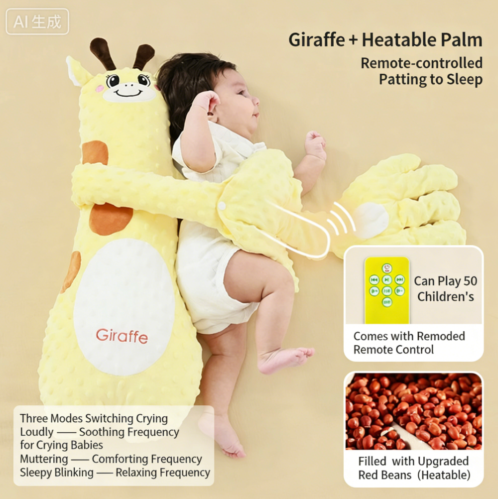 [Tapping Nursery Rhyme Style] Doudou Polaire - Girafe