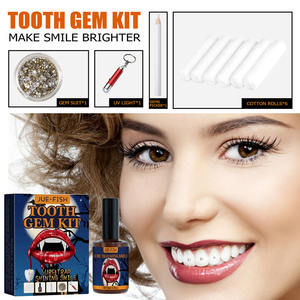 Kit de Décoration <span class=keywords><strong>Dentaire</strong></span> DIY en Cristal <span class=keywords><strong>Diamant</strong></span>, Bijoux Dentaires Faciles à Retirer avec <span class=keywords><strong>Colle</strong></span> UV et Lampe de Polymérisation - Product Image 2
