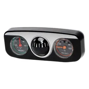 3 In 1 Auto Kompas Thermometer Hygrometer Dashboard Ornament Interieur Decoratie Auto Accessoires Voor Trailer Truck Off Road 4X4