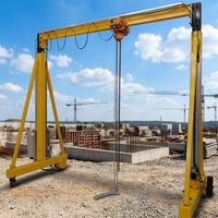 Grue à portique mobile électrique avec palan