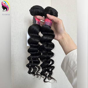 Vague d'eau brésilienne cambodgienne birmane malaisienne remy vierge non traitée brute 10a armure de cheveux humains 3 faisceaux avec dentelle frontale - Product Image 5