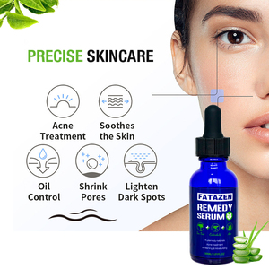 Private Label Natural Organic Remedy Serum trattamento per l'acne siero viso per la cura della pelle per siero Anti-età alla vitamina C al tè verde - Product Image 2