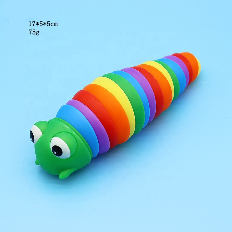 Лидер продаж, маленькая игрушка для снятия стресса, брелок для ключей, улитка, мини-червь, сенсорная игрушка для снятия стресса для взрослых