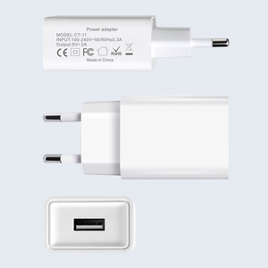 Chúng tôi EU cắm bán buôn USB 5V 2A nhanh tường sạc QC3.0 10 Wát Công suất đầu ra phổ sạc điện thoại với <span class=keywords><strong>CE</strong></span> FCC ul ROHS giấy chứng nhận - Product Image 6