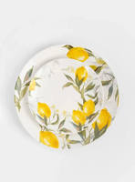 Service de table en porcelaine fine (New Bone China) 18 pièces, motif citron, pour 6 personnes, fourni directement par l'usine