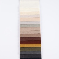 Tissu en velours 100 % polyester teint, résistant au rétrécissement, de qualité supérieure, personnalisé, pour revêtement de canapé et chaise, poids moyen, tricoté, 190 g/m²