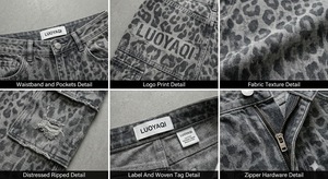 <span class=keywords><strong>Pantalon</strong></span> Hip Hop épais brossé, coupe ample personnalisée, 400 g/m², vintage, de haute qualité, à carreaux, style streetwear - Product Image 2