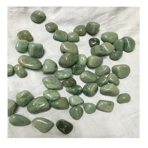 Pierres précieuses naturelles d'aventurine non percées, pierres roulées en vrac, vente en gros, approvisionnement en pierres précieuses pour la fabrication de bijoux, artisanat, cadeaux - Product Image 1