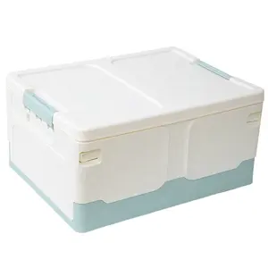 접을 수 있는 플라스틱 Bin 저장 상자 옷 잡화 책 접히는 저장 상자를 위한 Foldable 저장 상자