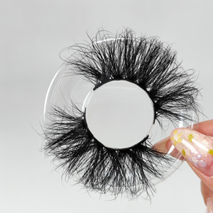 Pestañas de Visón 100% Naturales, Libres de Crueldad Animal, en Tira Completa, Caja Personalizada, Pestañas Postizas Hechas a Mano, de Lujo, 25mm, Venta al Por Mayor - Product Image 3