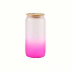 20Oz Cup Sublimation <b>Blank</b> Beer 20 Oz Drinking Jar <b>Water</b> <b>Bottle</b> Frosted Glass Can Cups With Lid - Product Image 4