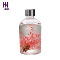 Diffuseur de parfum en verre cylindrique écologique de haute qualité 160 ml, sans alcool, pour chambre et toilettes, huile essentielle rafraîchissante