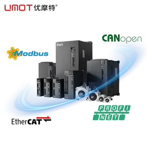UMOT alto Torque 14.4nm trifásico 1000W <span class=keywords><strong>servomotor</strong></span> 220V/380V 5.5a/3a <span class=keywords><strong>1kw</strong></span> Ac Servo Motor Kit para Cnc Ethercat // Profinet Driver - Product Image 2