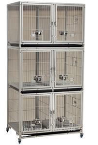 D192-series Pet köpek hayvan kafesi kulübesi örgü Metal çelik katlanır üreticileri toptan - Product Image 3