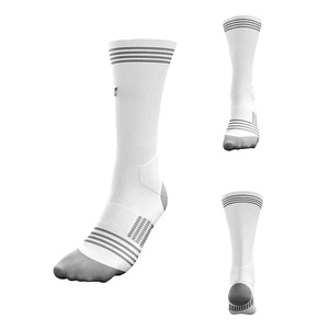 Custom Cushioned Anti-Slip Mid Calf Soccer Football Basketball <b>Socks</b> Running Sports for Spring Season Sweat Features - Product Image 5