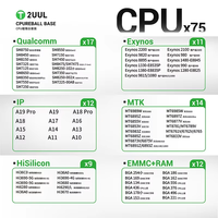 2UUL BH17 CPUREBALL BASE Plateforme de Reballing Magnétique Double Face pour iPhone et Android – Outils de Réparation de CPU de Téléphone