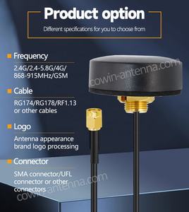 เสาอากาศรับน้ำหนัก4G LTE แนวตั้งกลางแจ้งสำหรับสถานีชาร์จติดตั้งสกรูสื่อสาร <span class=keywords><strong>IOT</strong></span> 824-960MHz 1710-2700MHz - Product Image 5