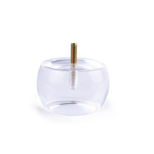 Modern Clear Acrylic Furniture Legs Transparent Furniture Fittings for Cabinets <b>Beds</b> <b>End</b> Tables Footstools-Wholesale - Product Image 2