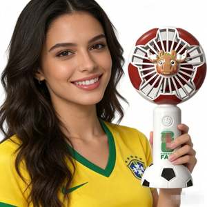 Ventilador Portátil Recargable de 3 Velocidades y 300mAh para la Copa Mundial de Fútbol 2026 en EE. UU., Canadá y Australia - Product Image 1