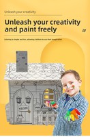 Maison de puzzle 3D en papier créative faite à la main, jouet de montage DIY, maisonnette pour enfants de maternelle