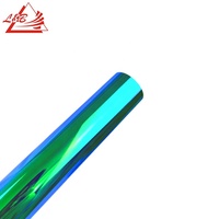 L & B ventas completas 12 "* 60" Artesanía holográfica autoadhesiva hojas de vinilo extraíbles rollos para máquina cortadora de plotter