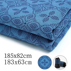 Serviette de yoga antidérapante en silicone à pois, serviette de yoga chaude en microfibre super absorbante et douce, lavable en machine pour exercices de Pilates et de fitness - Product Image 5