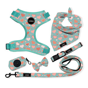 Conjunto de arnés de neopreno para perro, accesorios de lujo, Collar, correa, productos para mascotas de diseño personalizado, respetuosos con el medio ambiente - Product Image 5