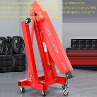 Grue mobile sur chenilles fabriquée en Chine, grue hydraulique pour moteur, grue à flèche télescopique pliable, grue de levage de moteur pour la construction de barrages