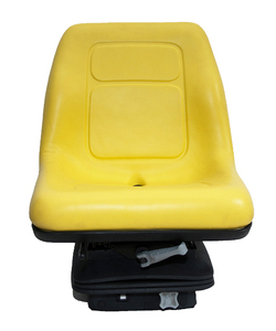 Linde Forklift Tractor Suspensión Asiento Nueva condición Amarillo PVC Diseño industrial universal Accesorios cómodos - Product Image 4