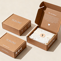 Boîtes d'expédition en carton ondulé personnalisées avec logo imprimé, boîtes à colis pour emballages cadeaux