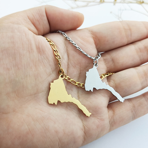 Pulsera con abalorio de <span class=keywords><strong>mapa</strong></span> de África para mujer, brazalete con emblema de corona de oliva, mapas de África, joyería Fina, venta al por mayor - Product Image 5