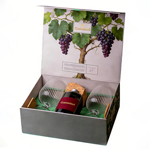 <span class=keywords><strong>Caja</strong></span> <span class=keywords><strong>de</strong></span> Regalo <span class=keywords><strong>para</strong></span> Vino Personalizada con Cierre Magnético, Inserto <span class=keywords><strong>de</strong></span> Espuma Multicompartimento, Empaque con Diseño Impreso <span class=keywords><strong>para</strong></span> Sets <span class=keywords><strong>de</strong></span> Vino Tinto - Product Image 1